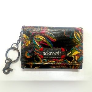 Sakroots Artist Circle Keychain Wallet Combo